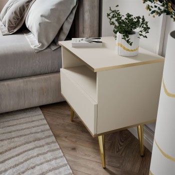 Nachttisch auf goldenen Beinen OXFORD