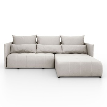 Ecksofa APOLLO L mit Schlaffunktion und Bettzeugkasten