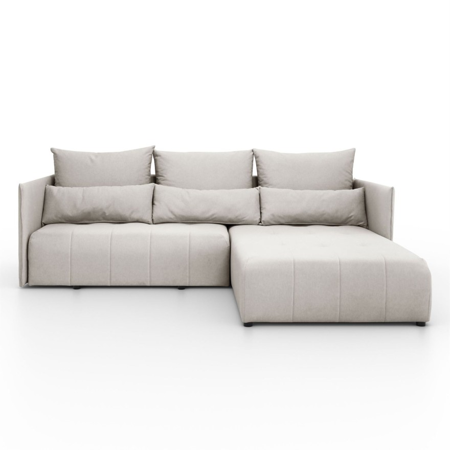 Ecksofa APOLLO L mit Schlaffunktion und Bettzeugkasten