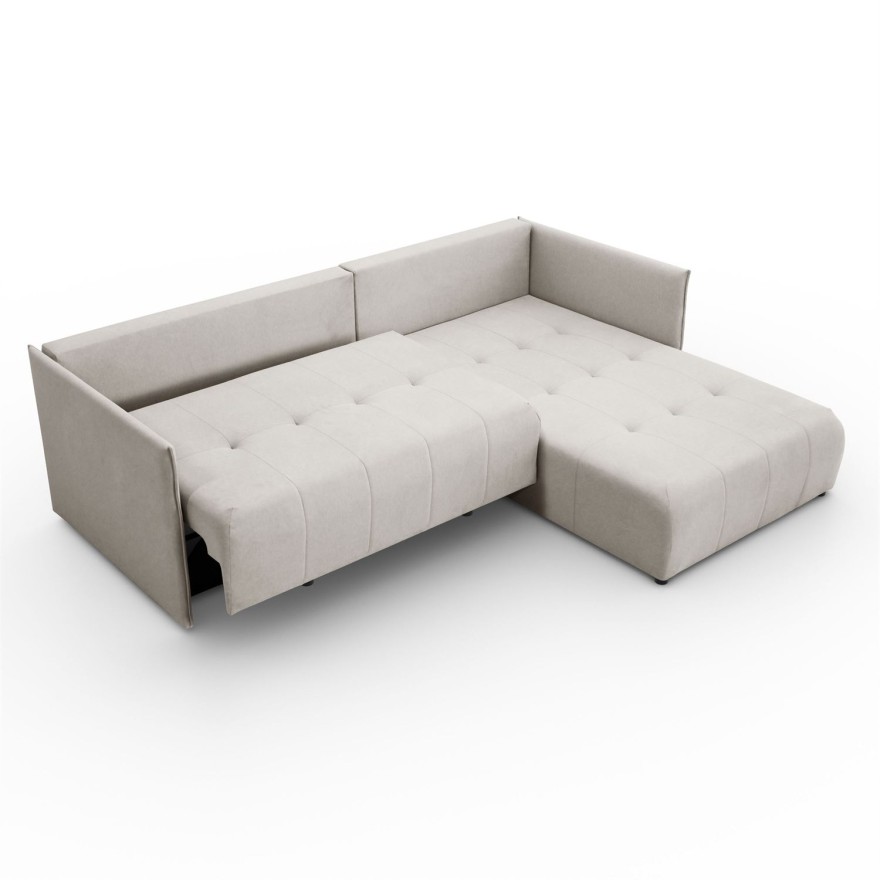 Ecksofa APOLLO L mit Schlaffunktion und Bettzeugkasten