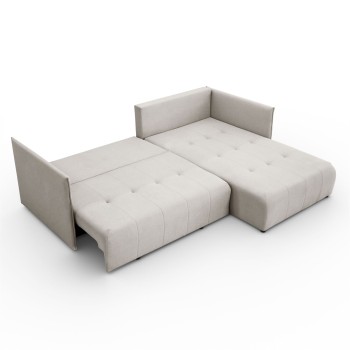 Ecksofa APOLLO L mit Schlaffunktion und Bettzeugkasten