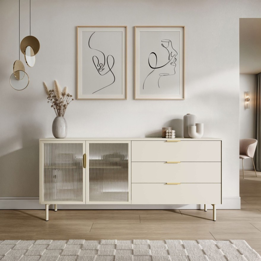 Kommode LINEA mit LED-Beleuchtung
