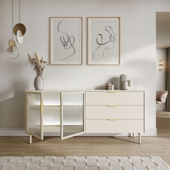 Kommode LINEA mit LED-Beleuchtung