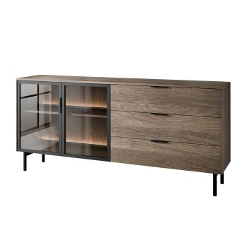 Kommode LINEA LOFT mit LED-Beleuchtung