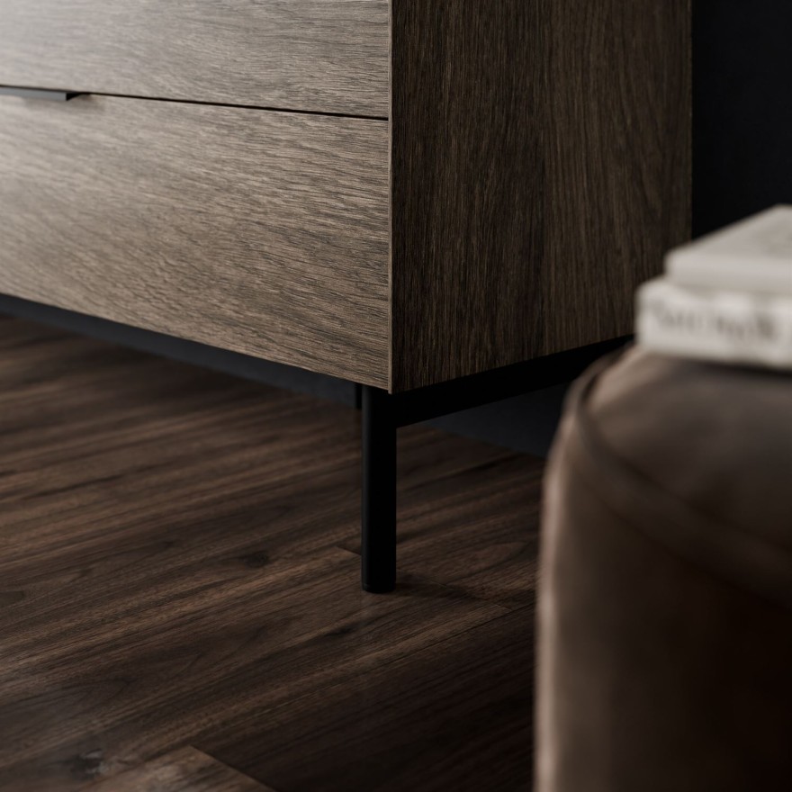 Kommode LINEA LOFT mit LED-Beleuchtung