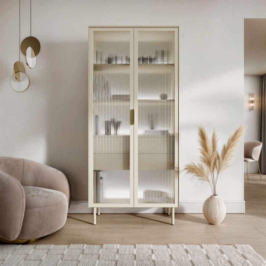 Vitrine LINEA mit LED-Beleuchtung