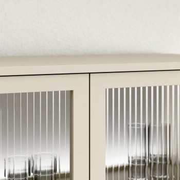 Vitrine LINEA mit LED-Beleuchtung