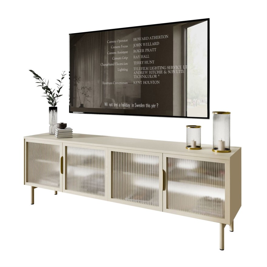 TV-Schrank LINEA mit LED-Beleuchtung
