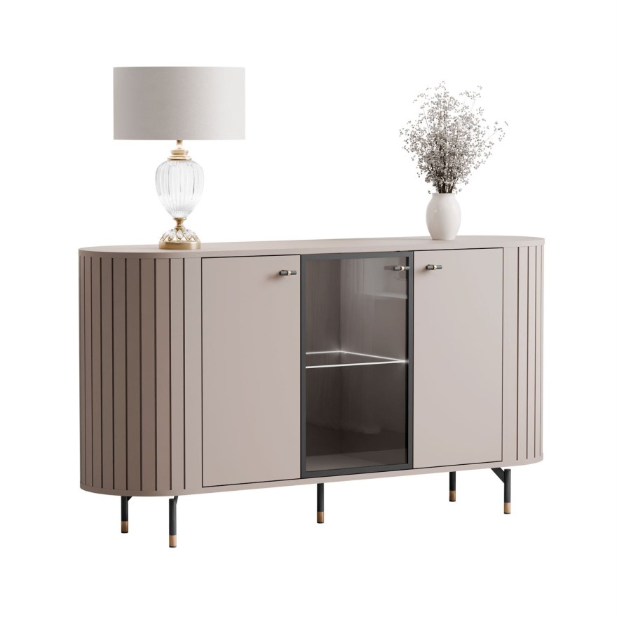 Kommode ELODIE 3D mit LED-Beleuchtung