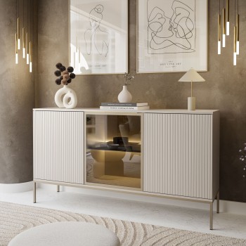 Kommode ECLIPSE K154 Kaschmir mit Beleuchtung