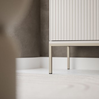 Kommode ECLIPSE K154 Kaschmir mit Beleuchtung