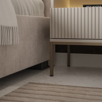 Nachttisch ECLIPSE S54 mit Beleuchtung Kaschmir