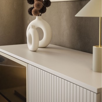 Kommode ECLIPSE K104 mit Beleuchtung Kaschmir