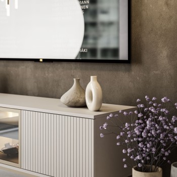 RTV Schrank ECLIPSE 154 mit Beleuchtung Kaschmir