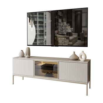 RTV Schrank ECLIPSE 154 mit Beleuchtung Kaschmir