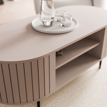 Couchtisch ELODIE mit Ablage unter der Tischplatte