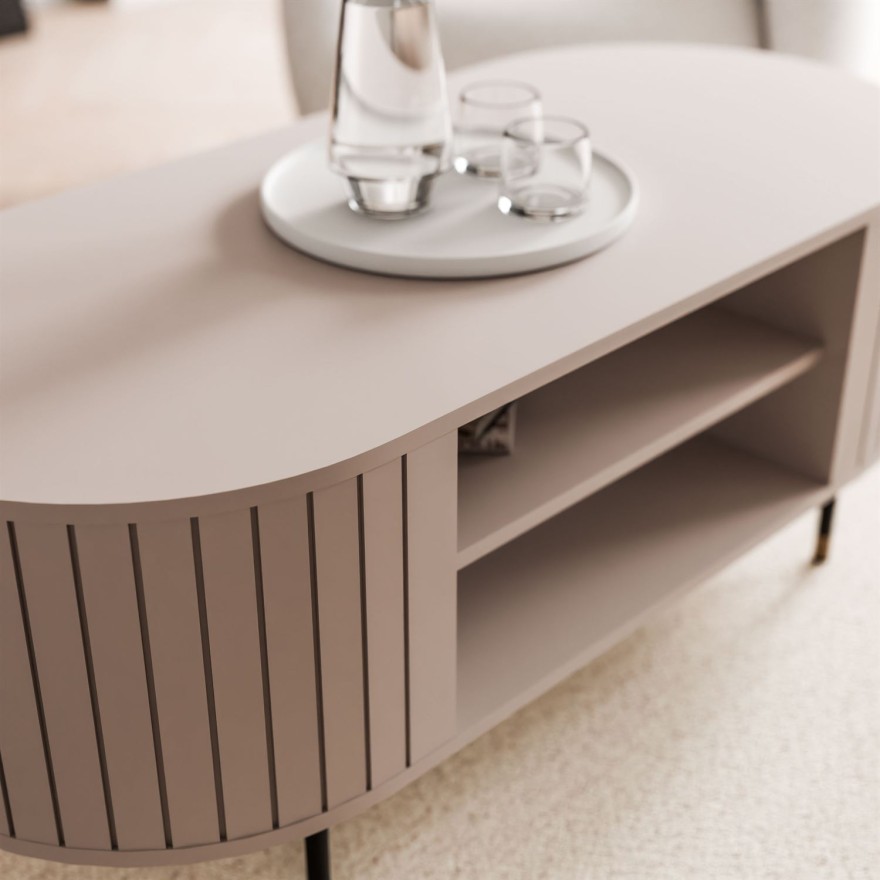 Couchtisch ELODIE mit Ablage unter der Tischplatte