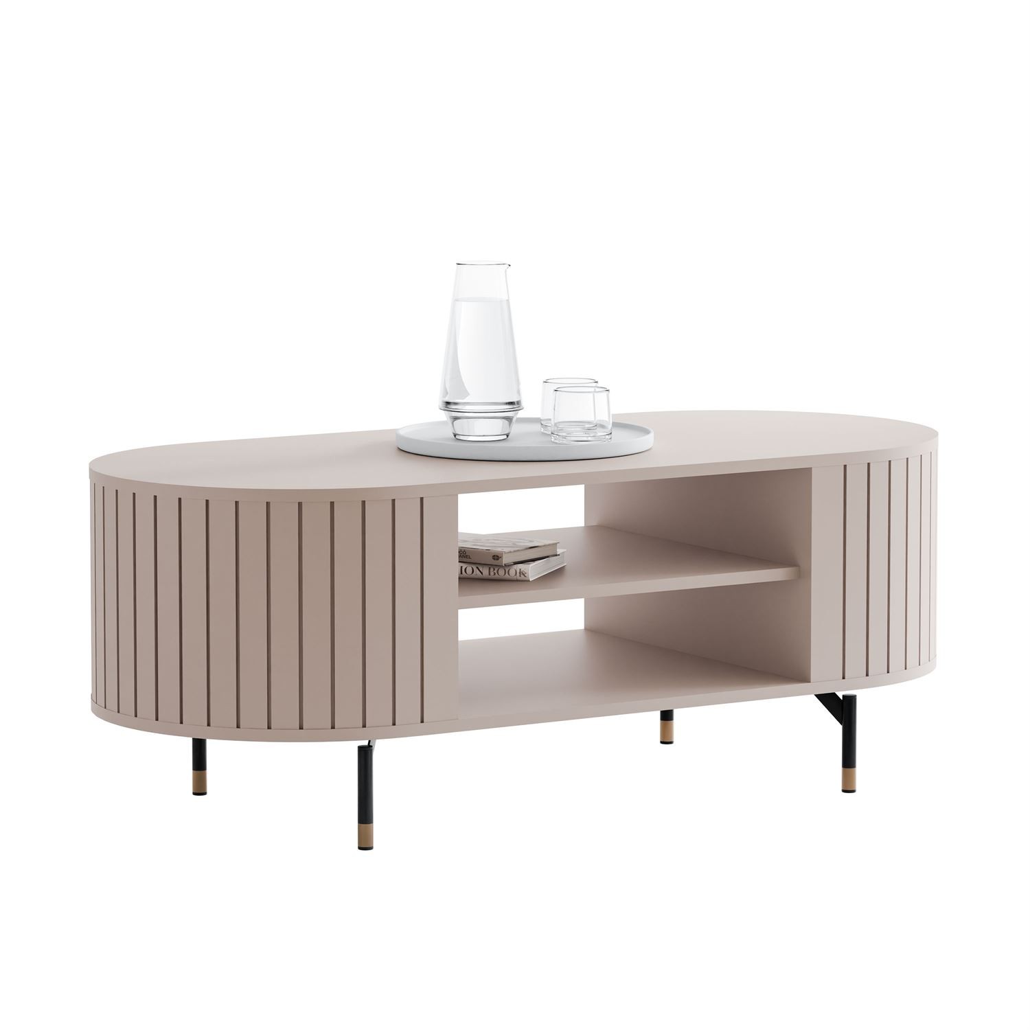 Couchtisch ELODIE mit Ablage unter der Tischplatte