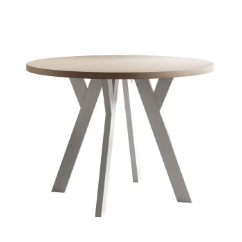 Runder ausziehbarer Tisch VOLTA MATT