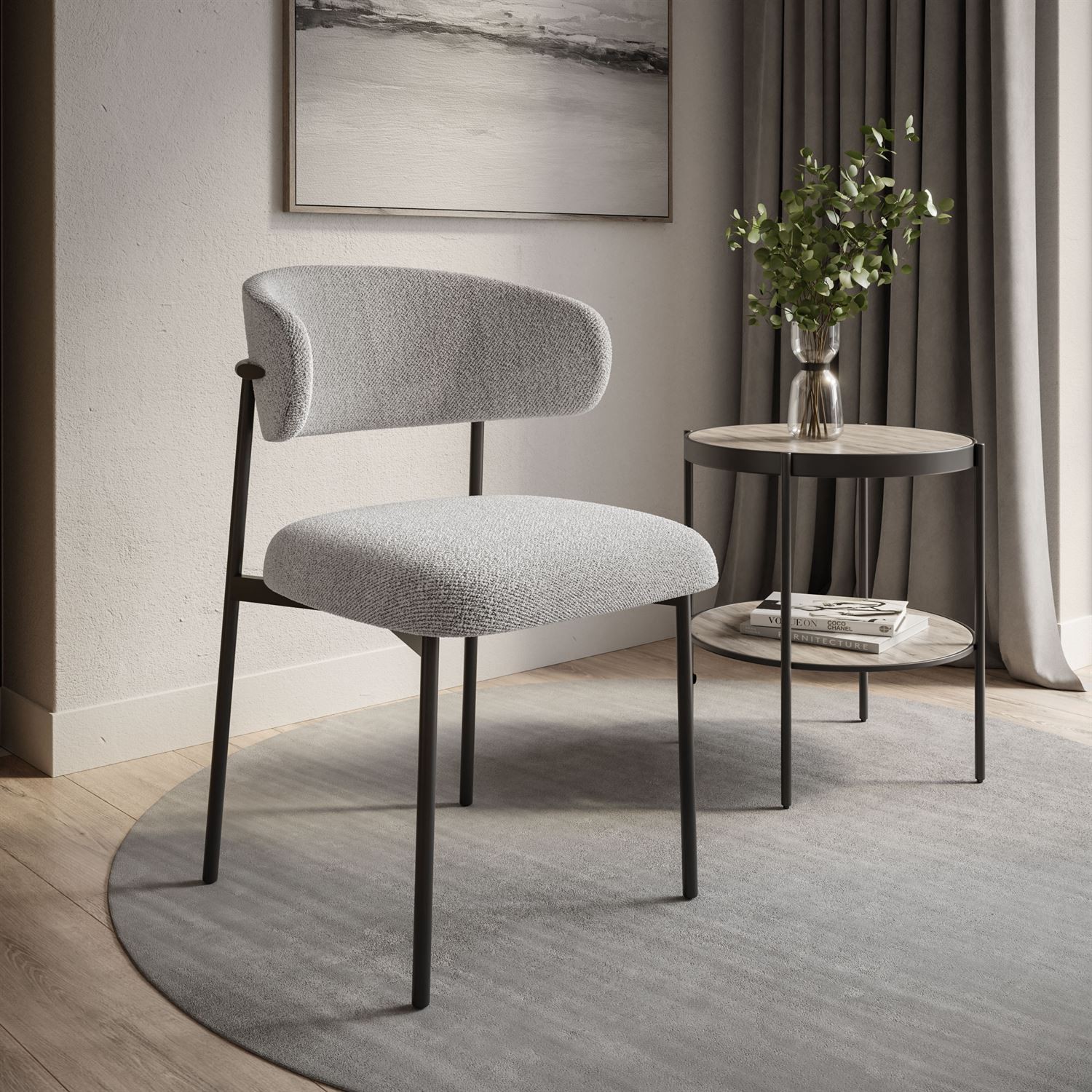 Gepolsterter Stuhl ELYSE