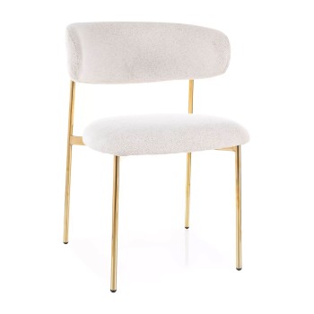 Gepolsterter Stuhl ELYSE GOLD