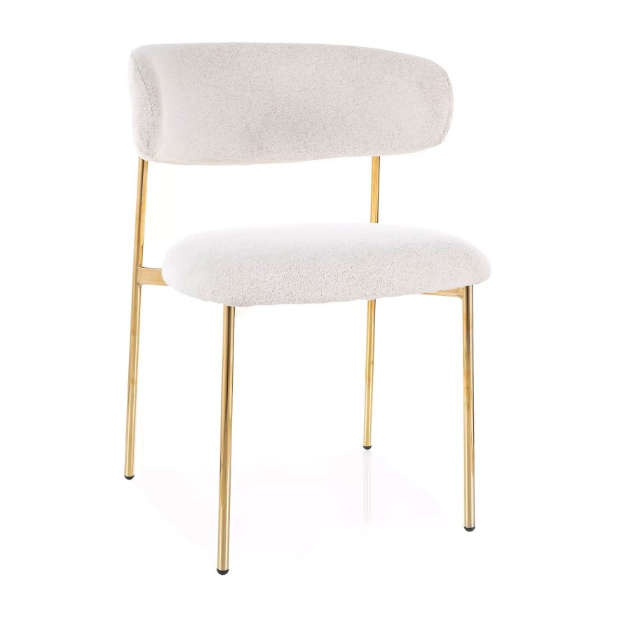 Gepolsterter Stuhl ELYSE GOLD