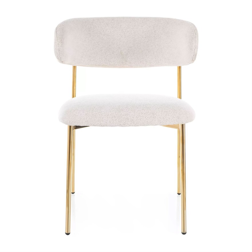 Gepolsterter Stuhl ELYSE GOLD