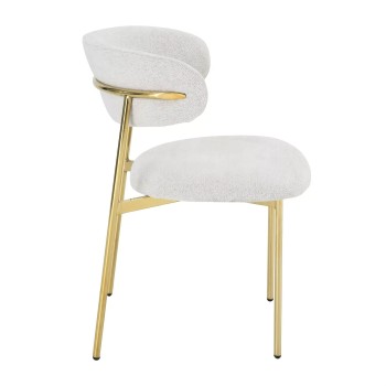 Gepolsterter Stuhl ELYSE GOLD