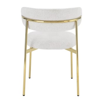 Gepolsterter Stuhl ELYSE GOLD