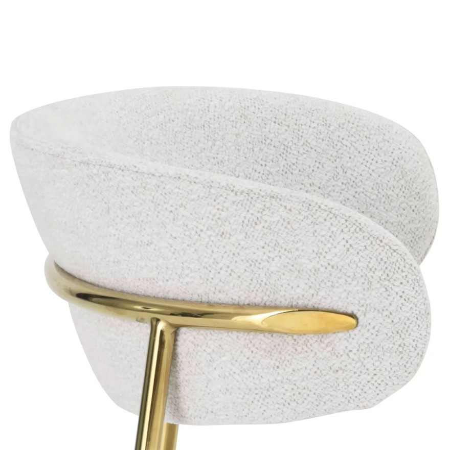 Gepolsterter Stuhl ELYSE GOLD