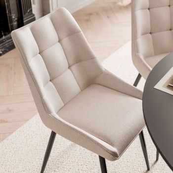 Gepolsterter Stuhl ESME