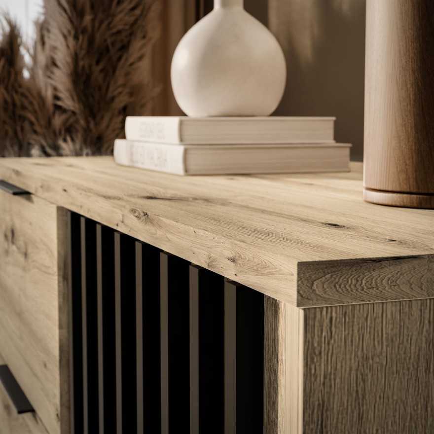 Komoda NELA mit Lamellen