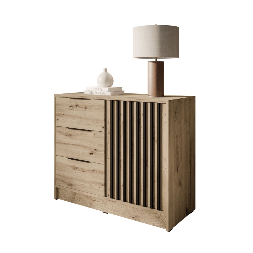 Komoda NELA mit Lamellen