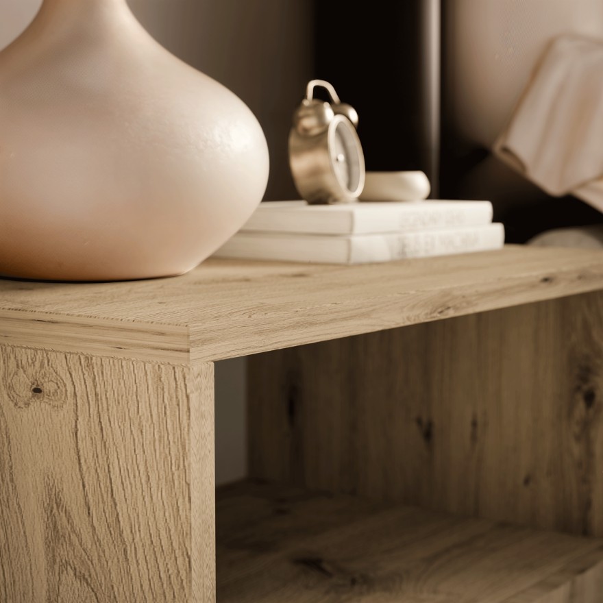 Nachttisch NELA mit Lamellen