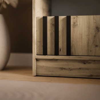 Nachttisch NELA mit Lamellen