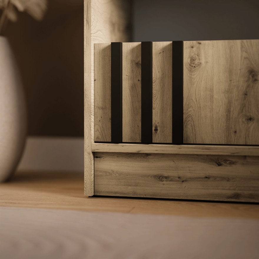 Nachttisch NELA mit Lamellen