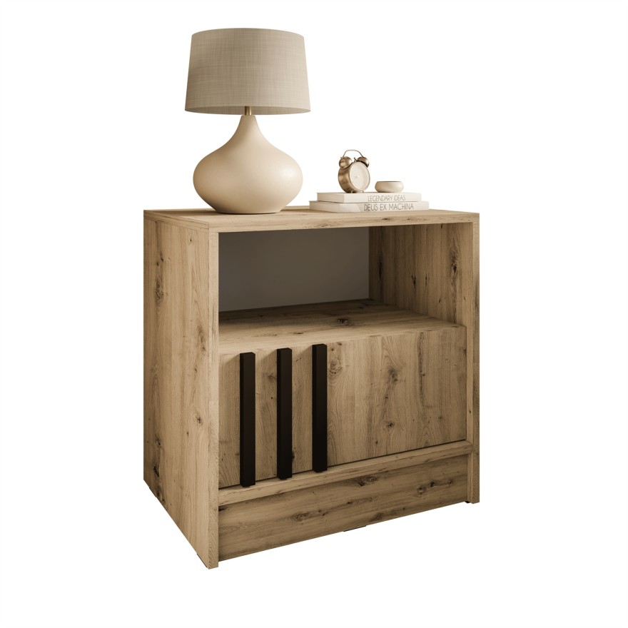 Nachttisch NELA mit Lamellen