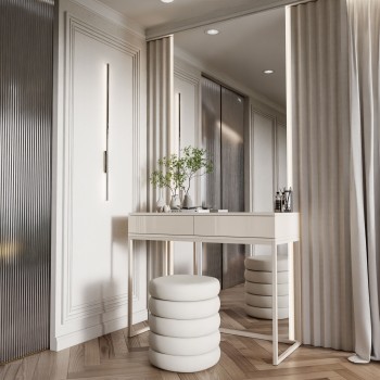 Konsole BLANCO GLAMOUR Kaschmir auf Gestell