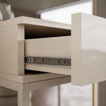 Konsole BLANCO GLAMOUR Kaschmir auf Gestell