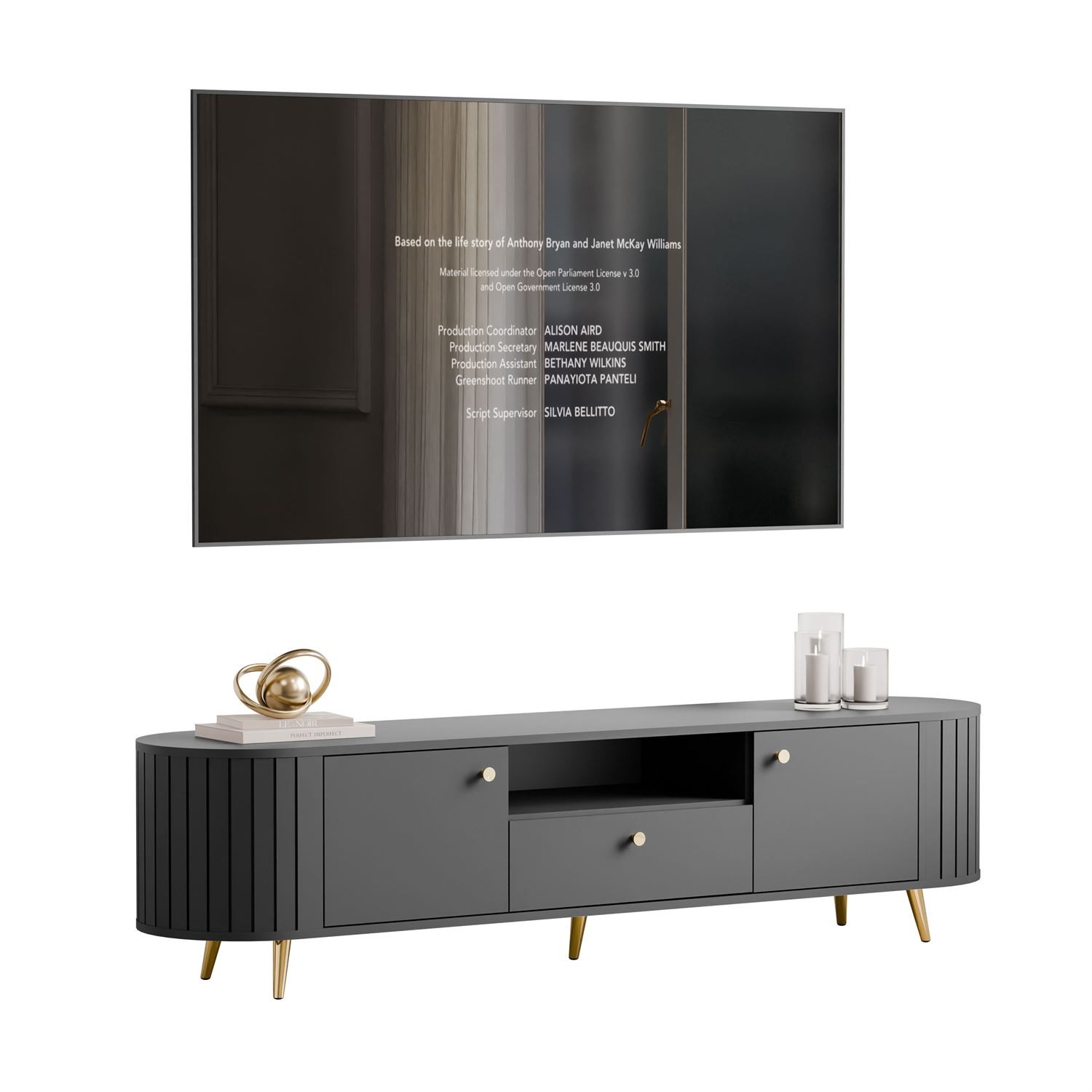 RTV-Schrank ELODIE II mit Schublade
