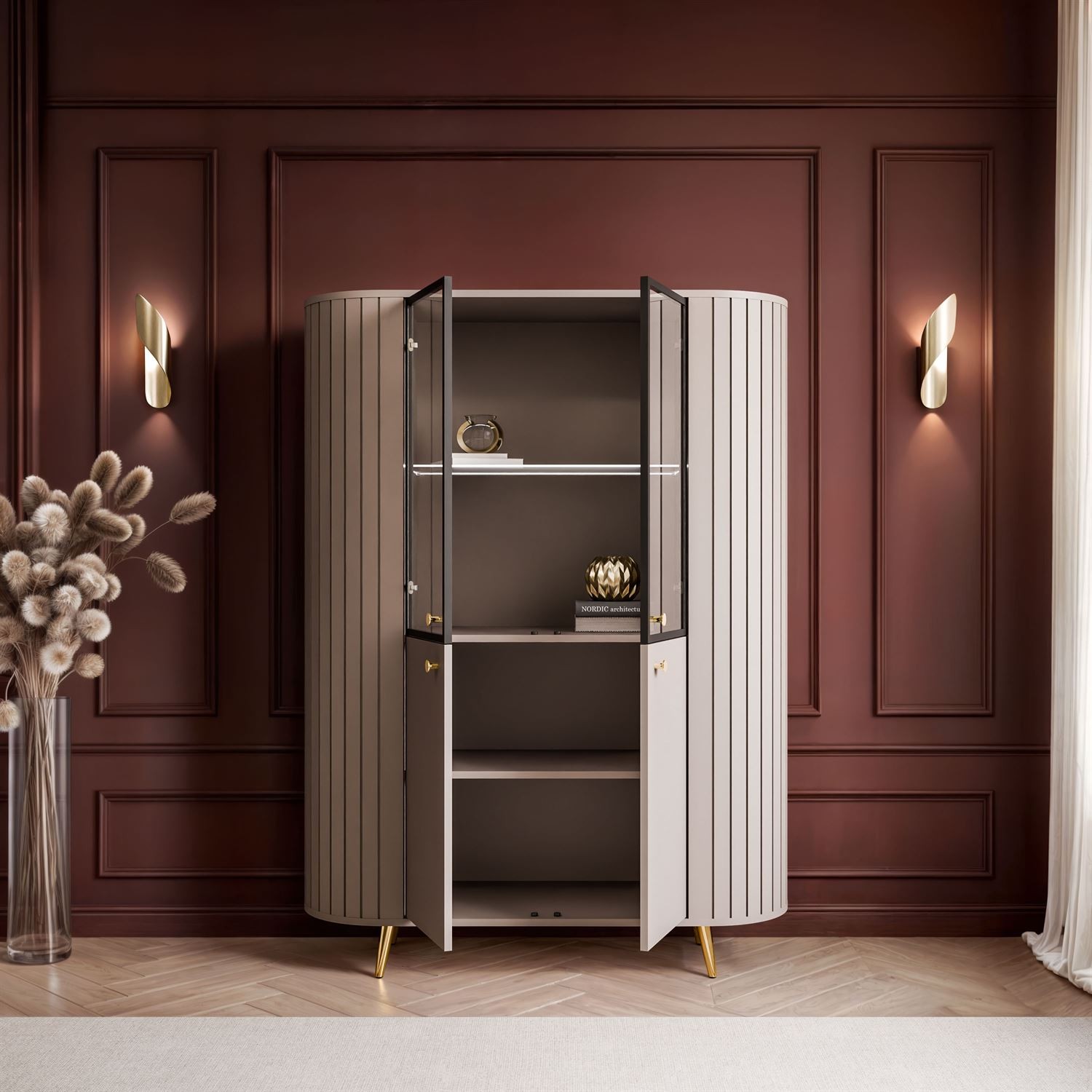 Vitrine ELODIE II mit LED-Beleuchtung