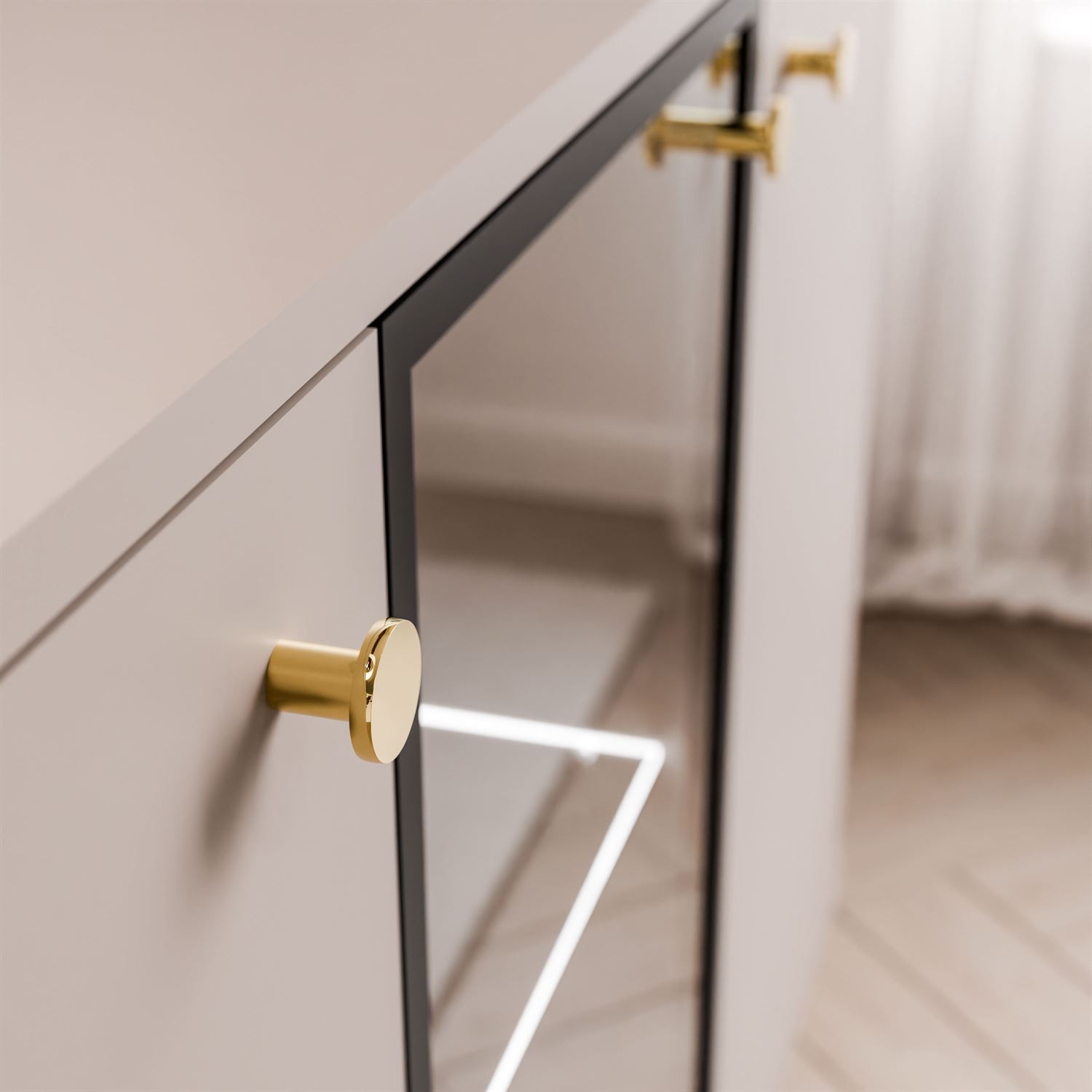 Kommode ELODIE II 3D mit LED-Beleuchtung
