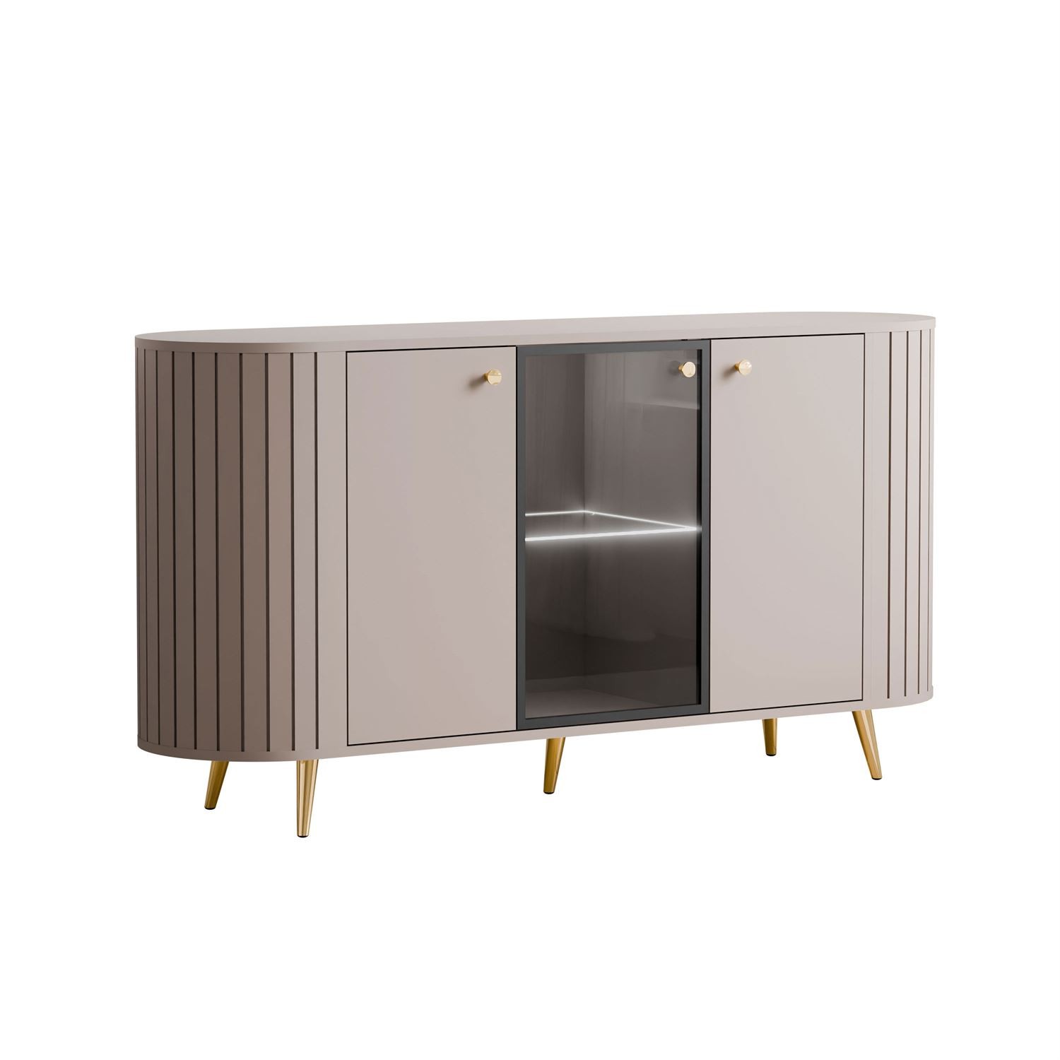 Kommode ELODIE II 3D mit LED-Beleuchtung