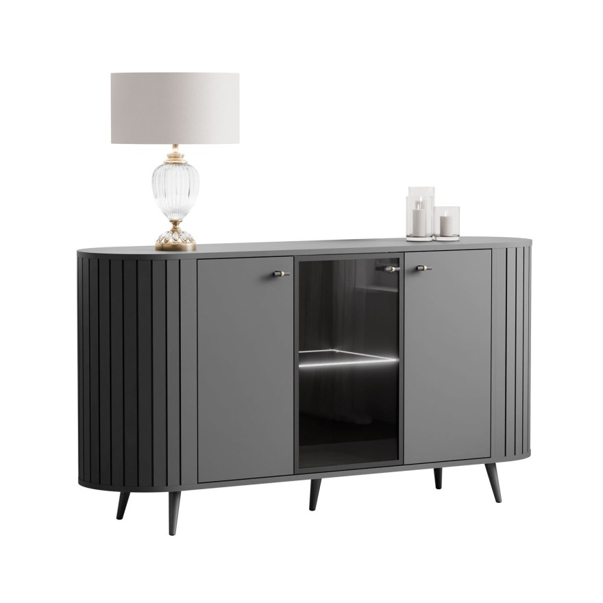 Kommode ELODIE II 3D mit LED-Beleuchtung