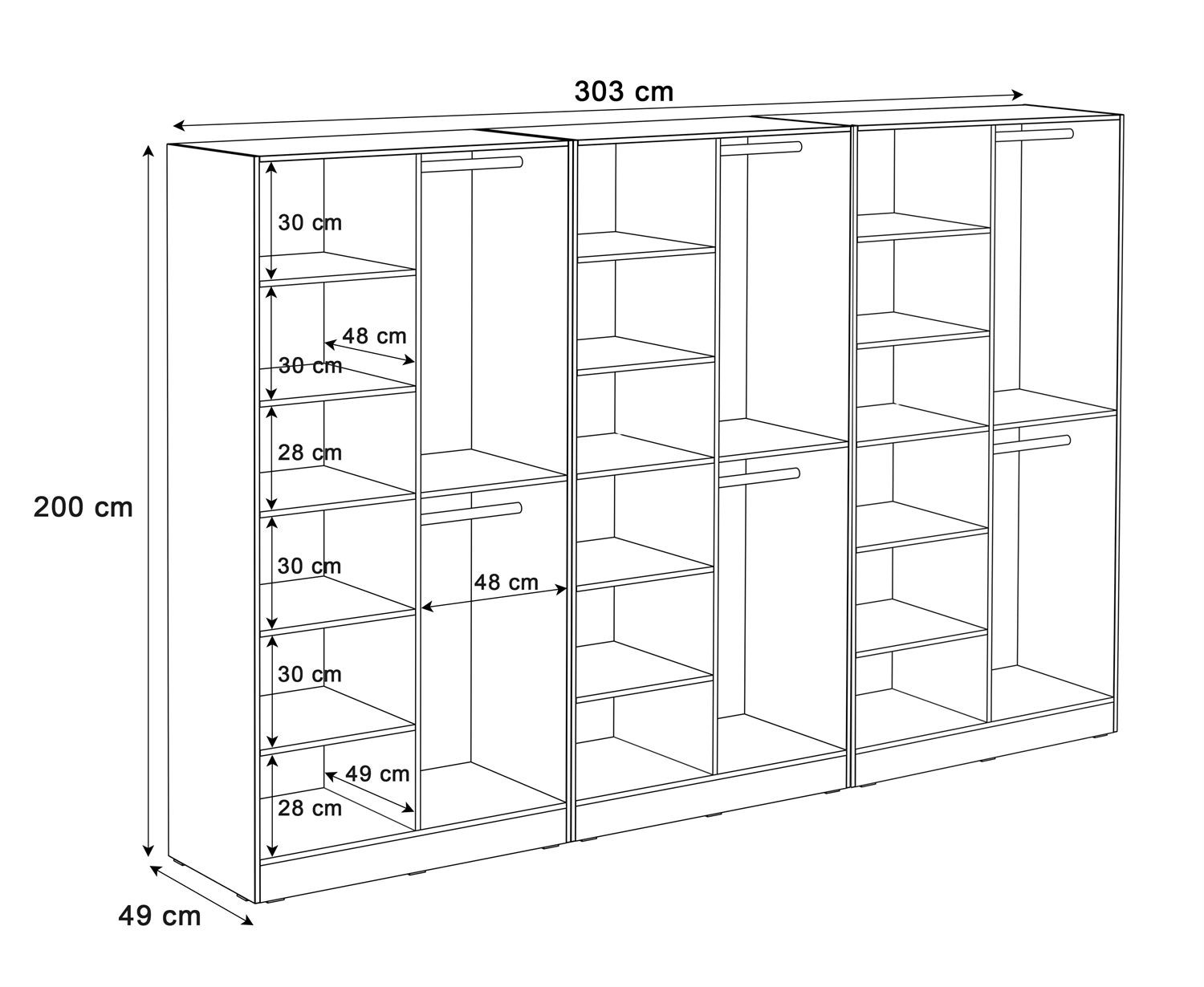 Kipp-Schrank SANDBOX 300