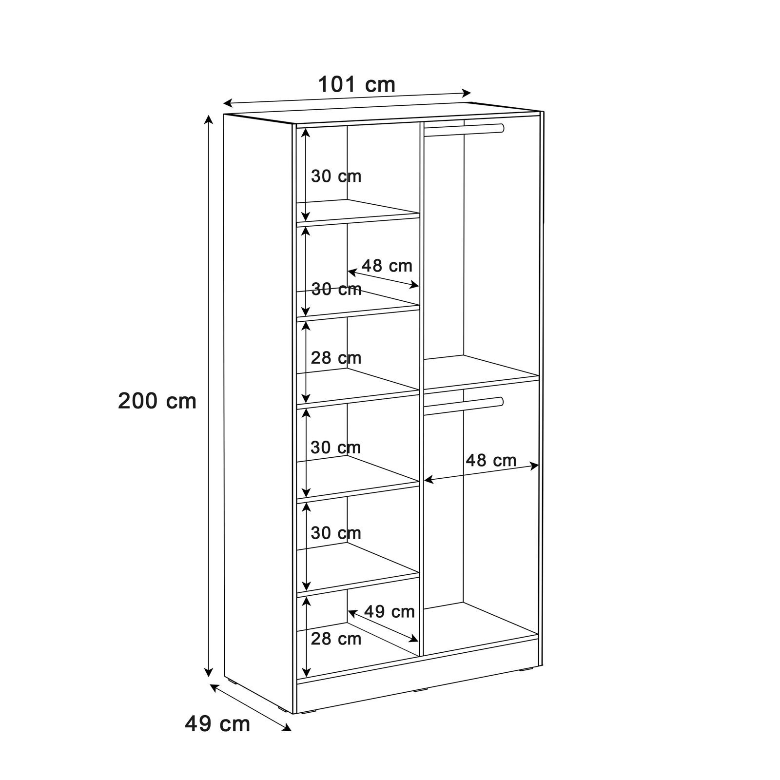 Kipp-Schrank SANDBOX MODERN 100