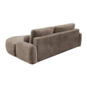 Runde Eckcouch CLEO II mit Schlaffunktion