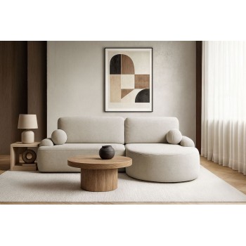 Runder Ecksofa CLEO mit Schlaffunktion