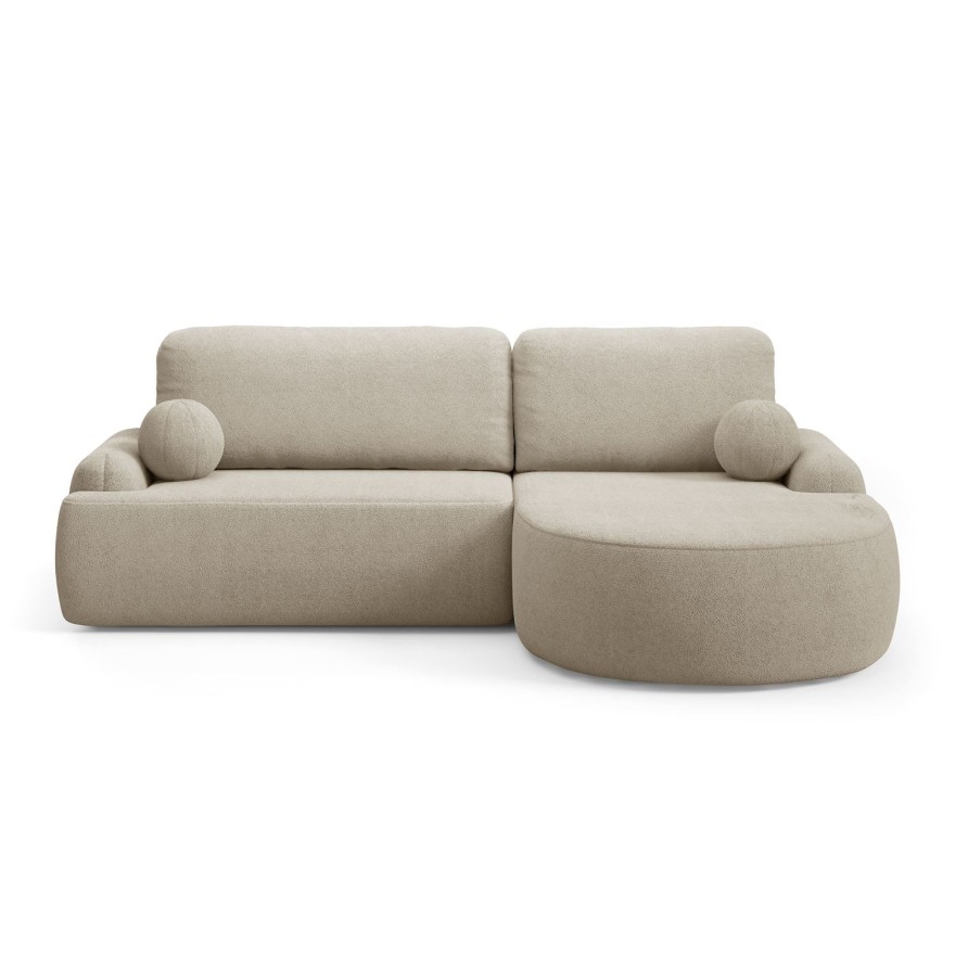 Runder Ecksofa CLEO mit Schlaffunktion
