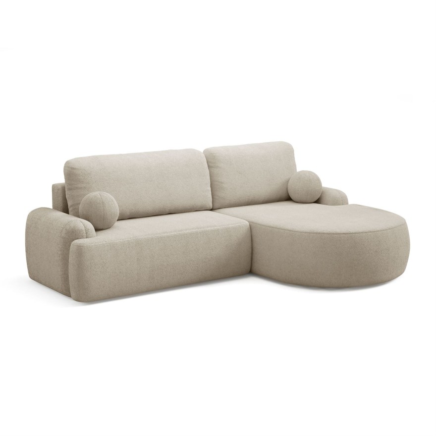Runder Ecksofa CLEO mit Schlaffunktion